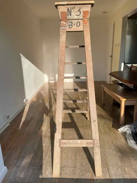 Photo of free 6’ Foot Wood Ladder (Rochester) #3