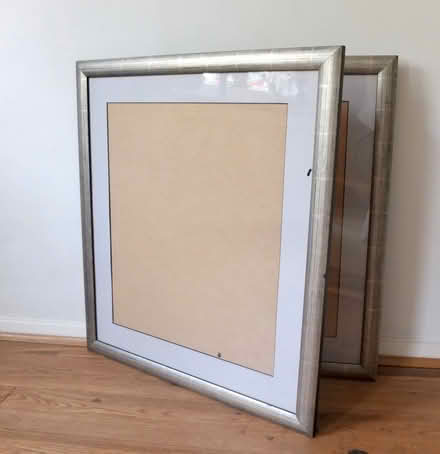 Photo of free Two Large Silver Picture Frames (east london) #1