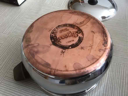 Photo of free Large Prestige Copper bottomed casserole saucepan (Alderley Edge SK9) #2