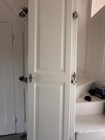 Photo of free 4 x wardrobe doors including hinges (Charlton SE18) #1