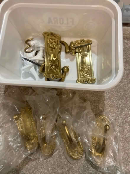 Photo of free Variety of brass hooks tie backs (Cockermouth CA13) #1