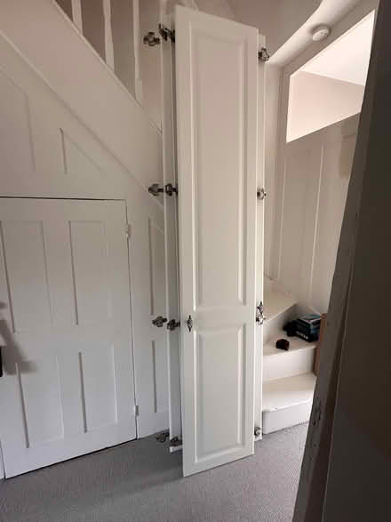 Photo of free 4 x wardrobe doors including hinges (Charlton SE18) #2
