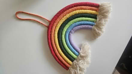 Photo of free Hanging rainbow (macrame) (AL1) #1