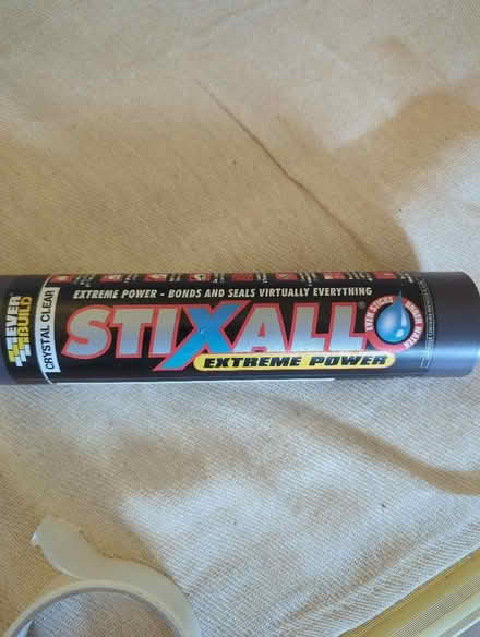 Photo of free Still clear adhesive/sealant (Heswall CH60) #1
