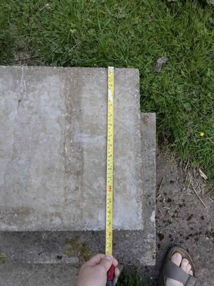 Photo of free 4 x rectangular paving slabs (Dunkeld, PH8) #3
