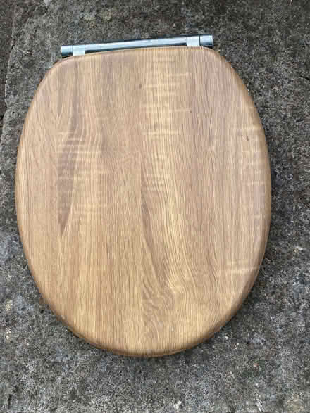 Photo of free Wooden toilet seat (Stroud GL5) #1