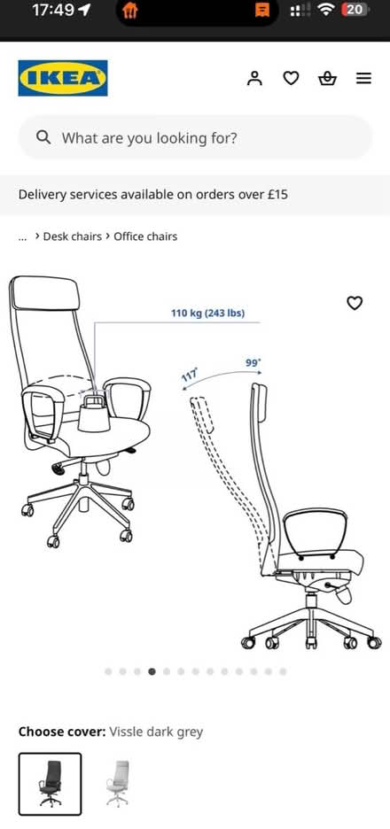 Photo of free Office Chair (PR8, Birkdale) #4