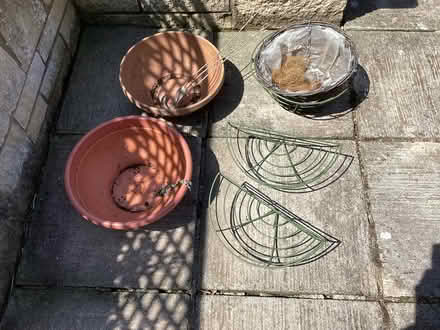 Photo of free Hanging basket containers (BA15 Bassetts Pasture) #1