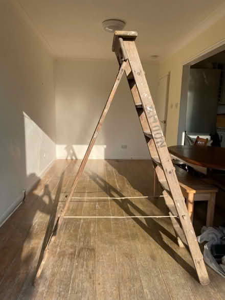 Photo of free 6’ Foot Wood Ladder (Rochester) #2