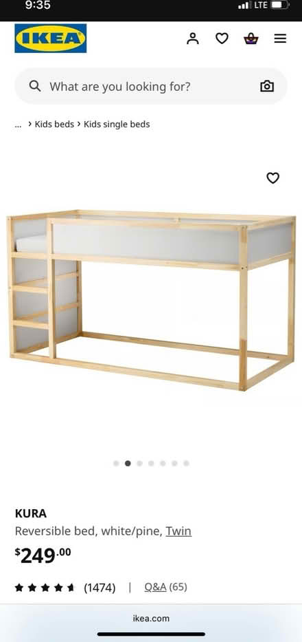 Photo of free IKEA loft bed (NE DC 20018) #2