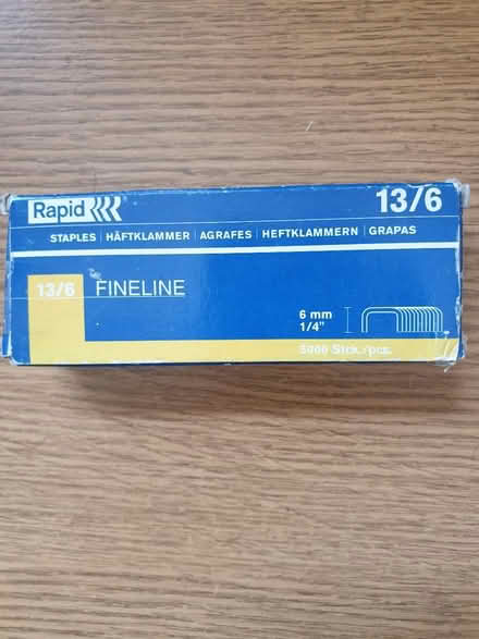 Photo of free Full Pack of 6 MM 1/4 Inch Staples (Fallowfield M14) #1