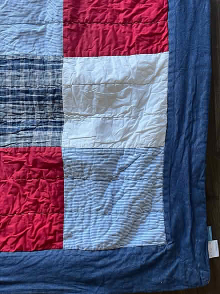 Photo of free John Lewis Little home Cotton/Denim look quilt (Wokingham RG40) #2