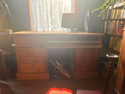 Photo of free Wooden desk (Maidstone ME15) #1