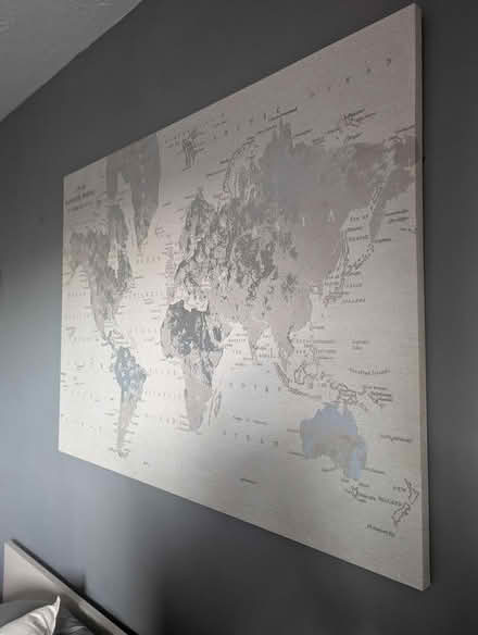 Photo of free Large world canvas (Rg456) #2
