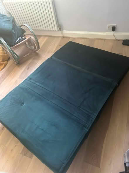 Photo of free Green 2 seater sofa bed (N8 9lp) #4