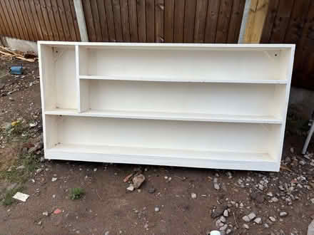 Photo of free Wooden painted bookshelf unit (Wilmslow SK9) #1