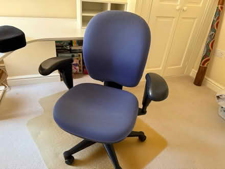 Photo of free L shaped Desk, Office Chair, Stationary unit (Twerton) #4