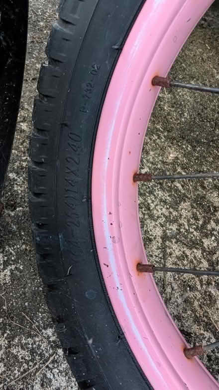 Photo of free 14" kids bike & 48-52cm helmet (Woodmancote GL11) #4