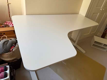 Photo of free L shaped Desk, Office Chair, Stationary unit (Twerton) #2