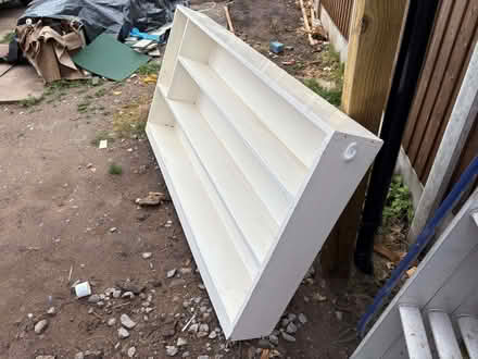 Photo of free Wooden painted bookshelf unit (Wilmslow SK9) #2