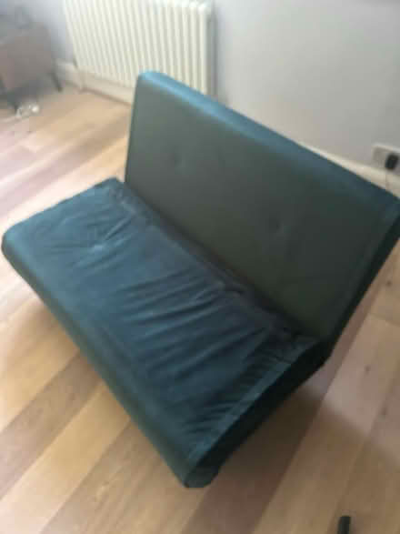 Photo of free Green 2 seater sofa bed (N8 9lp) #3