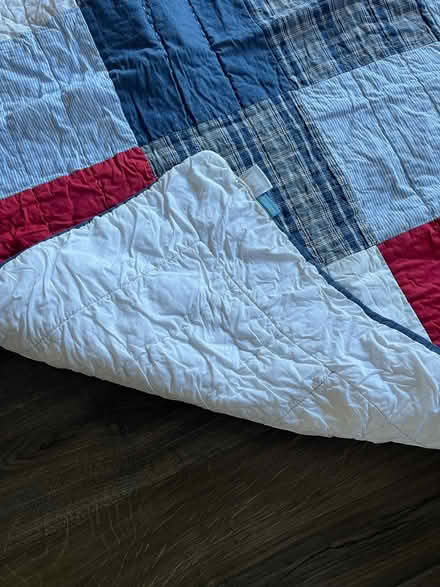 Photo of free John Lewis Little home Cotton/Denim look quilt (Wokingham RG40) #4