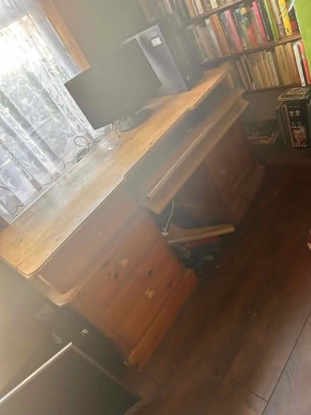 Photo of free Wooden desk (Maidstone ME15) #2