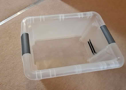 Photo of free Small crate with lid (Northenden M22) #2