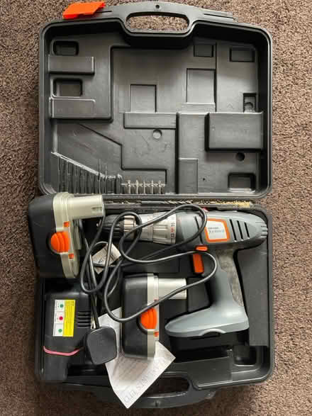Photo of free Drill in case & batteries (Tameside SK14) #1