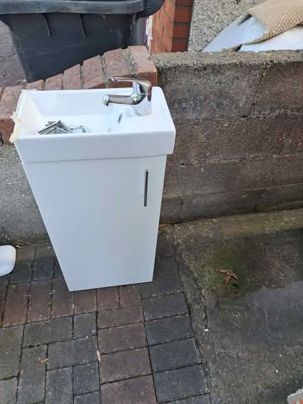 Photo of free Cloakroom cabinet and toilet (Templeogue, Dublin 16.) #2