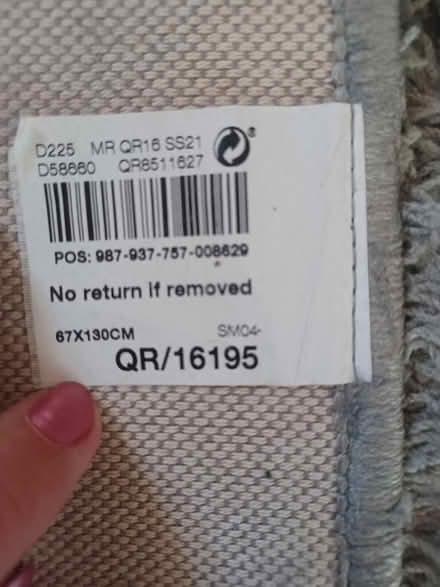 Photo of free Grey rug (Woodley RG5) #3