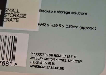 Photo of free Small crate with lid (Northenden M22) #3