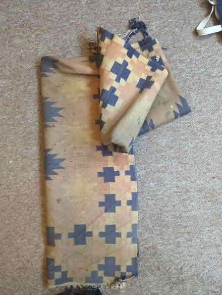 Photo of free 2 faded flatweave runners (Strawberry Hill TW11) #1