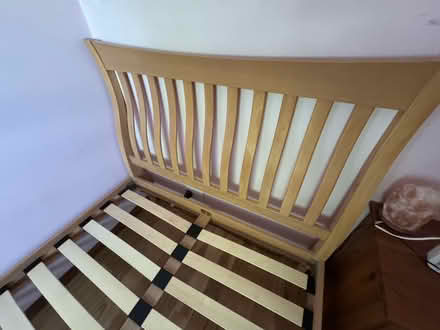 Photo of free Small double bed frame (St Ippolyts.) #3