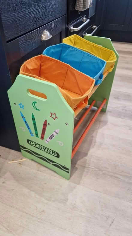 Photo of free Crayola toy storage shelf (Ingoldisthorpe, PE31) #1