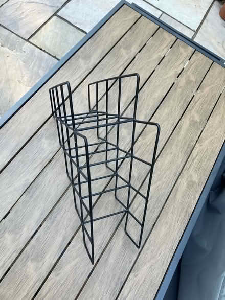 Photo of free Triangle wine rack, black (GU52) #2