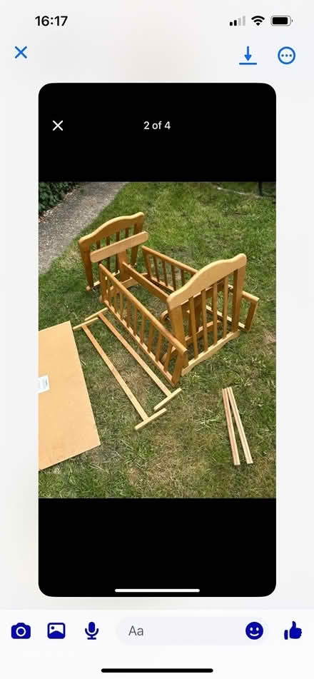 Photo of free Crib (Ipswich IP2) #2