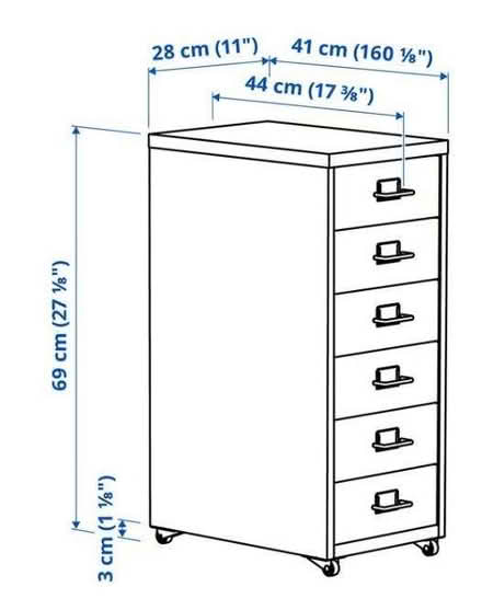 Photo of free 2 Ikea Helmer steel drawer units (St Leonards TN38) #2