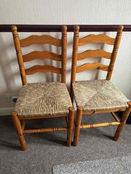 Photo of free Two dining chairs (Biggleswade SG18) #1