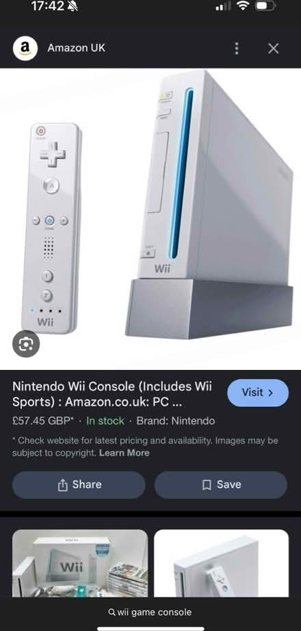 Photo of Nintendo Wii Console (SW12 - Clapham South) #1