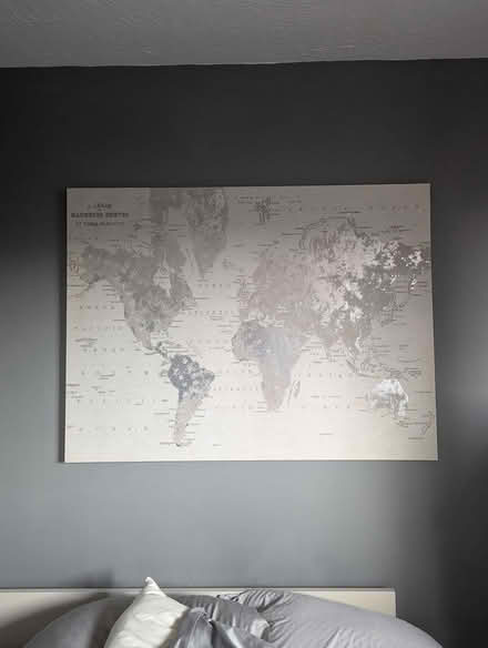 Photo of free Large world canvas (Rg456) #1