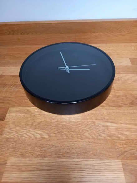 Photo of free Black battery powered clock (Woodmancote GL11) #1
