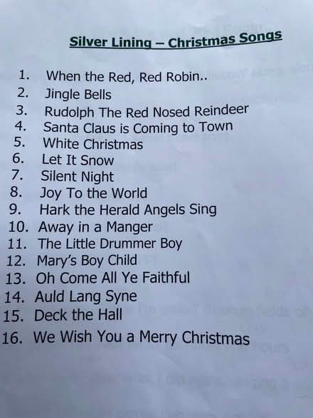 Photo of free Christmas song booklets (Burnhope DH7) #2
