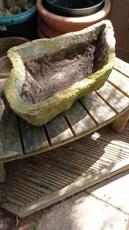 Photo of free Heavy (stone?) planter (Hailsham) #2