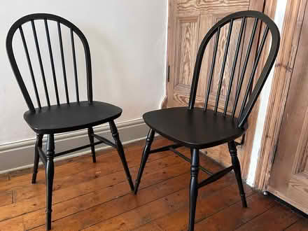 Photo of free 2 dining chairs solid wood (Sandy Lane BD15) #3