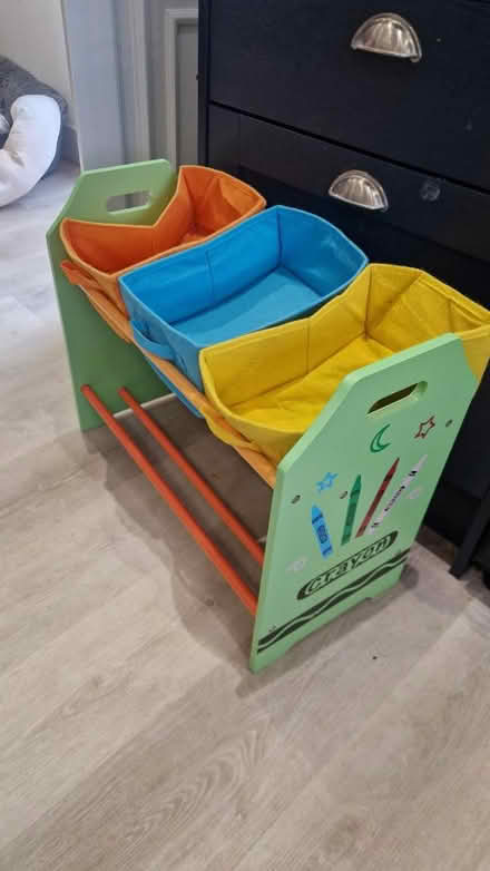 Photo of free Crayola toy storage shelf (Ingoldisthorpe, PE31) #2