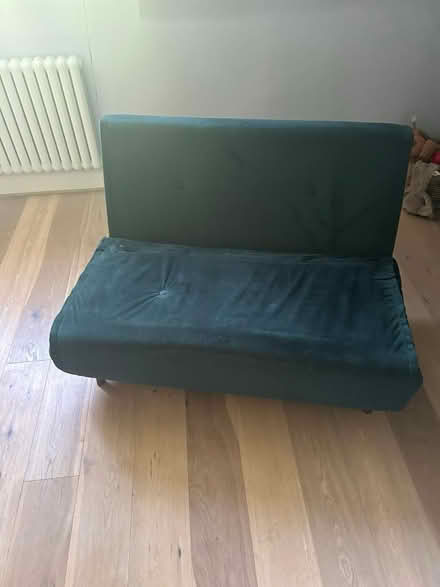 Photo of free Green 2 seater sofa bed (N8 9lp) #2
