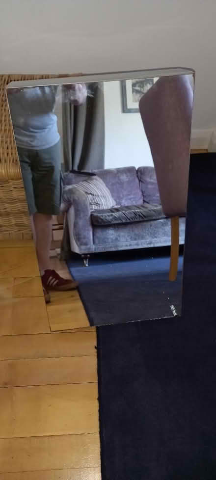 Photo of free chrome & mirrored bathroom cabinetf (Highworth SN6) #1