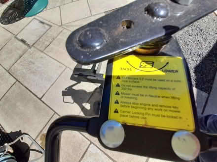 Photo of free MoJack ride-on mower lift (Burnbanks CA10) #1