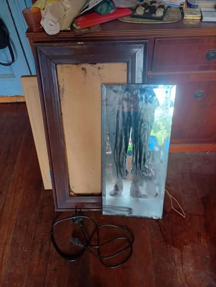 Photo of free Mirror and frame. (Builth Road LD2) #1